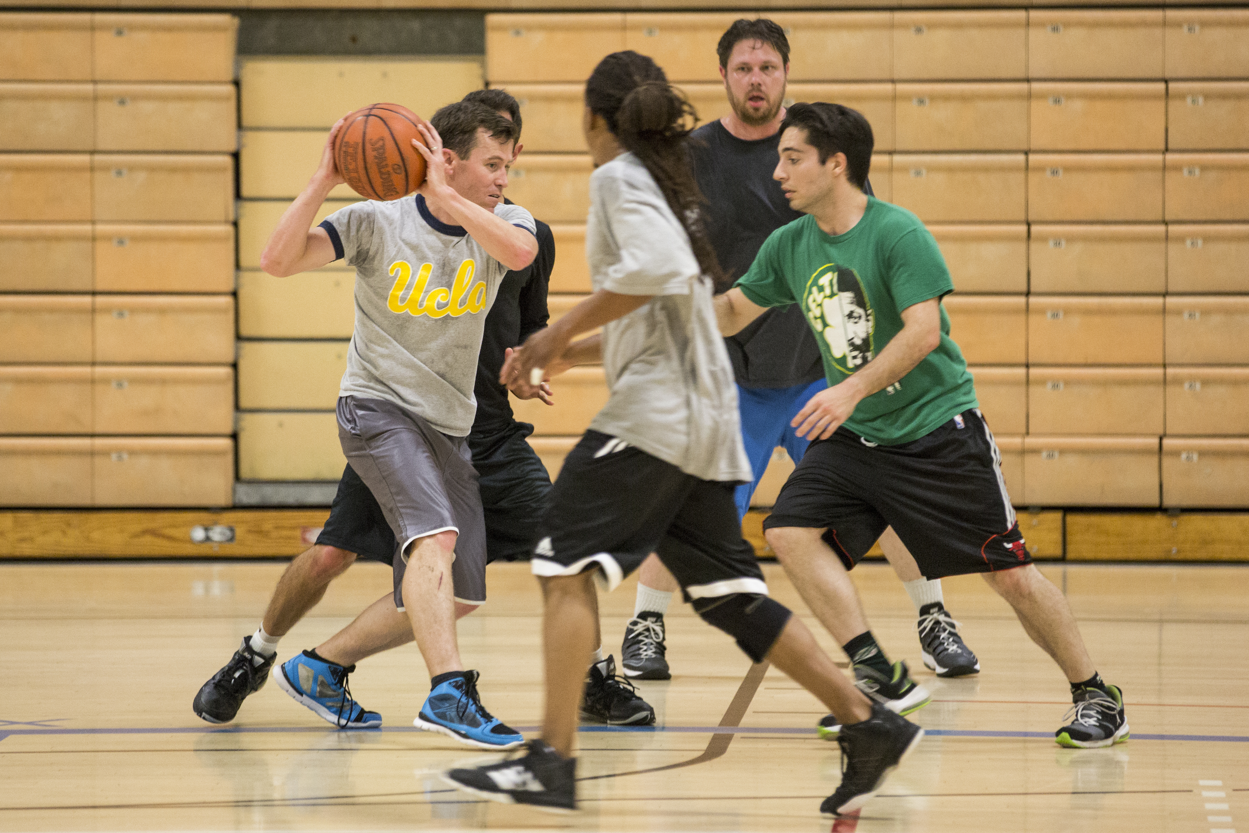 pickup basketball game